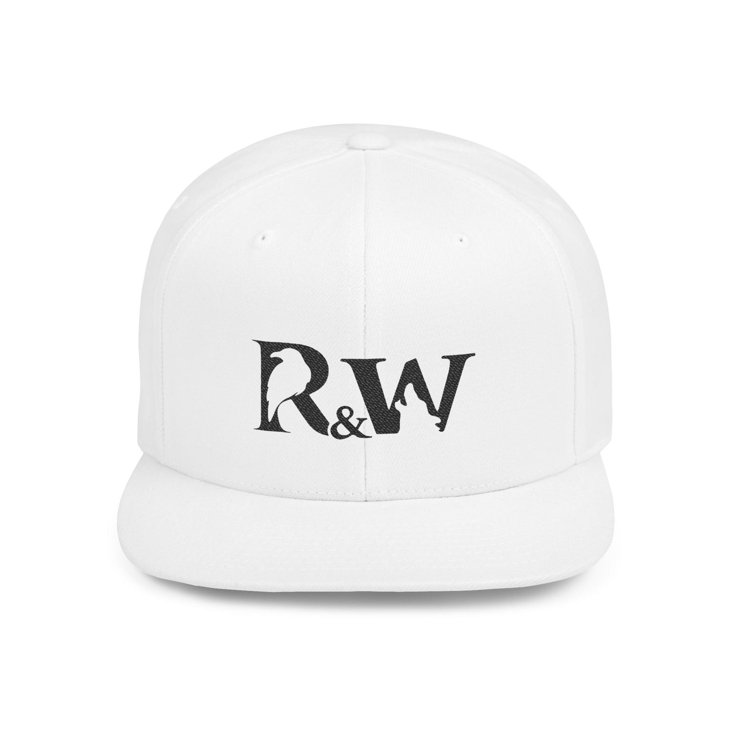 R&W Athletics Distressed Logo Snapback Hat