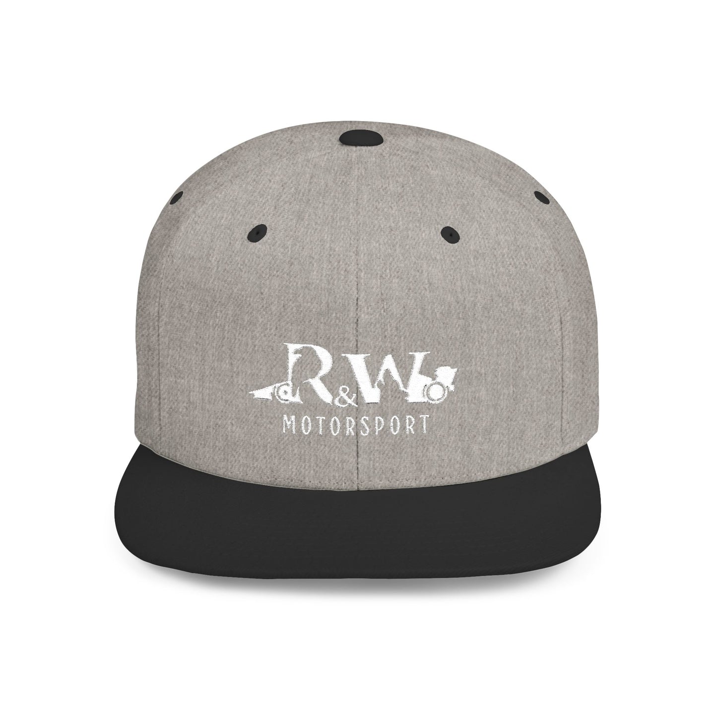 R&W Motorsport Distressed Logo Snapback Hat