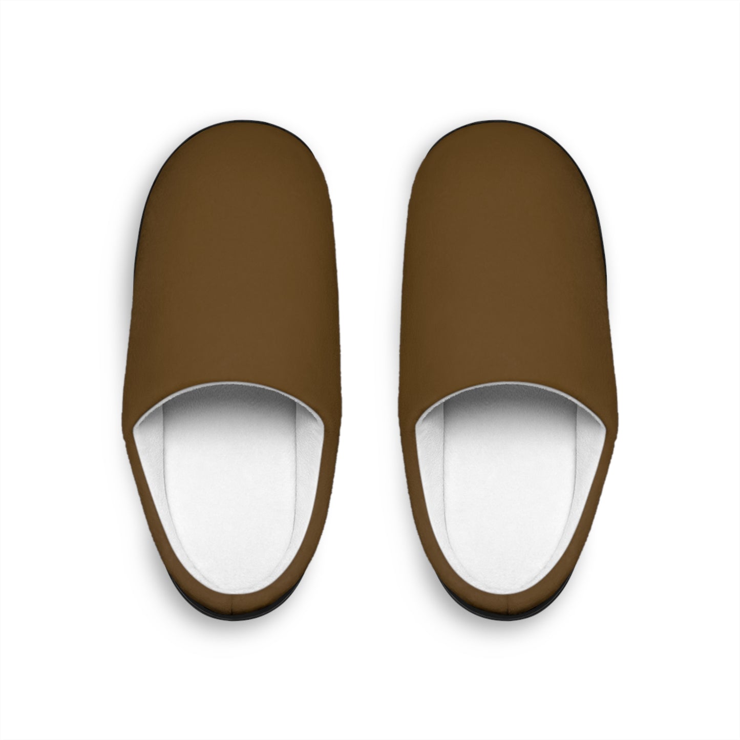 Indoor Slippers — Maduro Marrón Small Logo Cozy House Shoes for Women