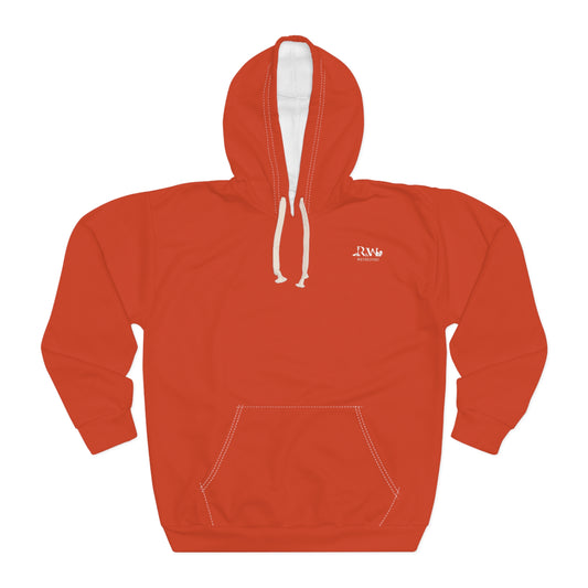 R&W Motorsport Minimalist Logo Hoodie (Rojo Rugiente II)
