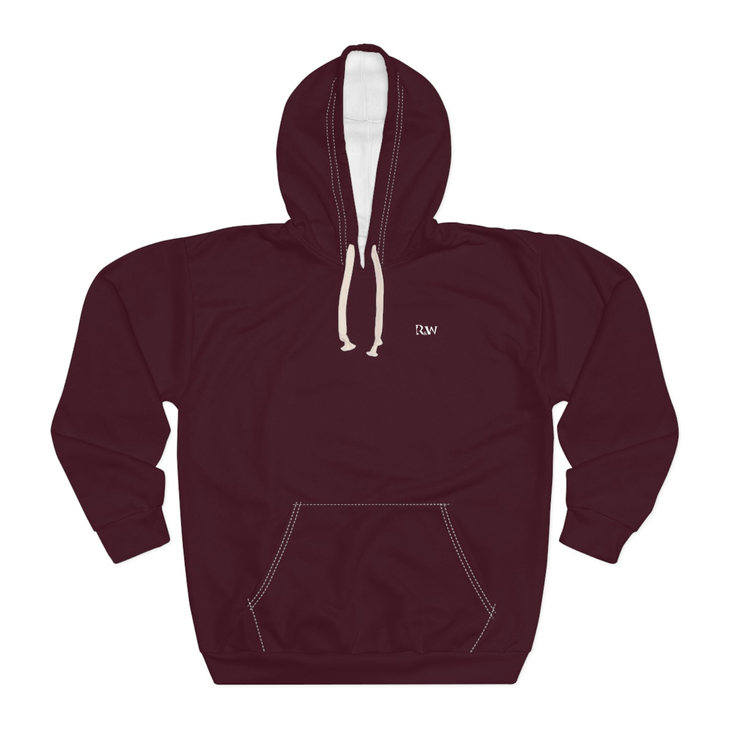 R&W Athletics Minimalist Logo Hoodie (Vino Viejo)