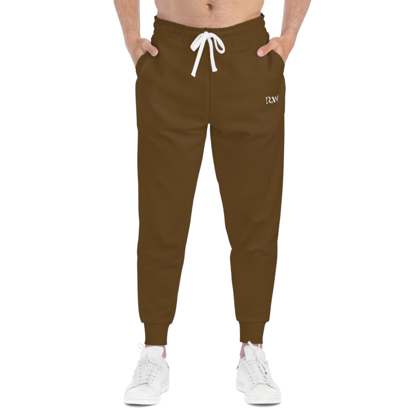 R&W Athletics Minimalist Logo Jogger Sweatpants (Maduro Marrón)