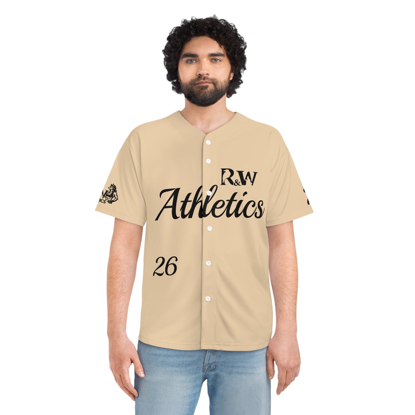 R&W Athletics Men's "Opening Day" Baseball Jersey — Dakar Dunes