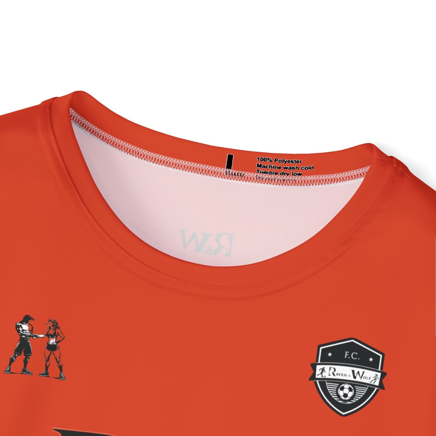 R&W Athletics "Kick Off" Football Shirt/Soccer Jersey - Rojo Rugiente I
