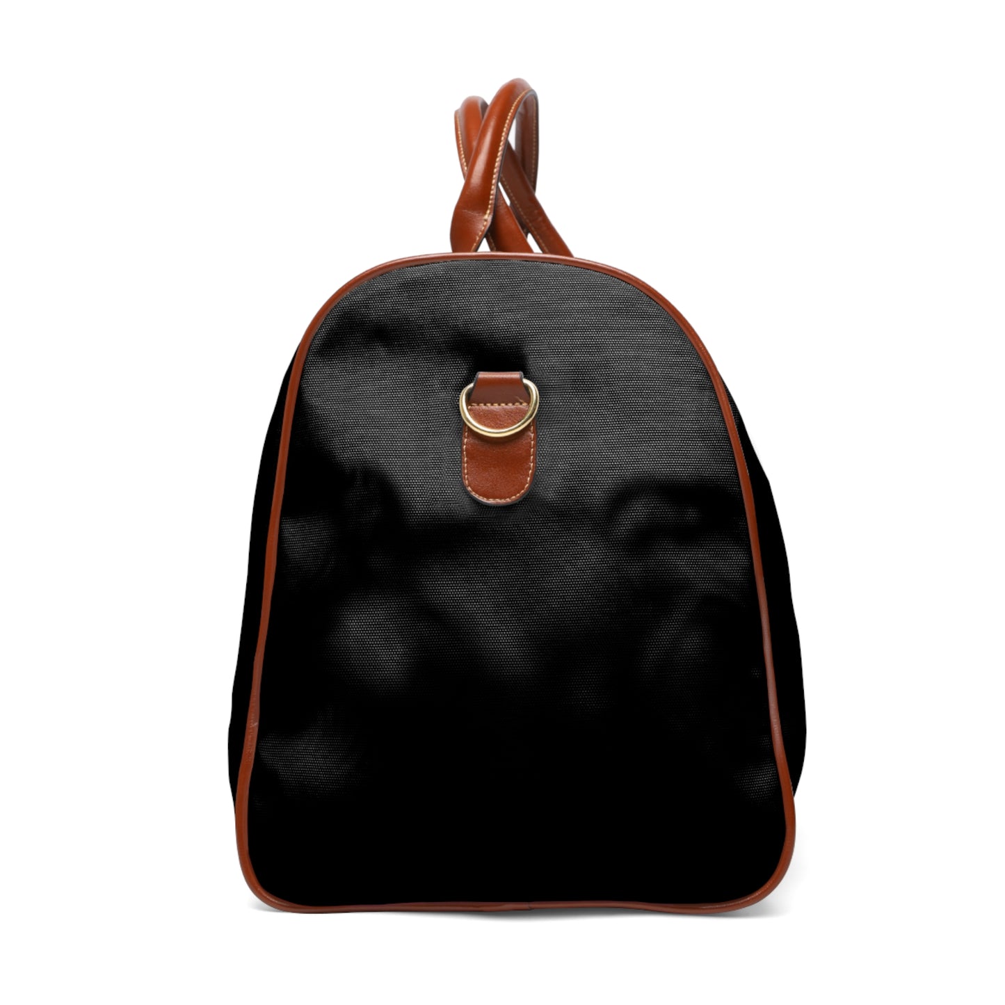 Monogram Waterproof Travel Duffle Bag – Tarmac Black with Brown Trim