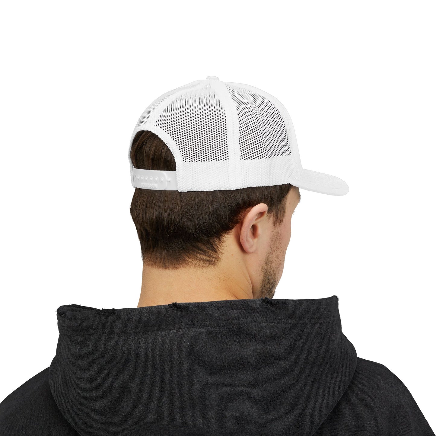 R&W Motorsport Embroidered Mesh Trucker Cap — Vintage Snapback Mesh Hat