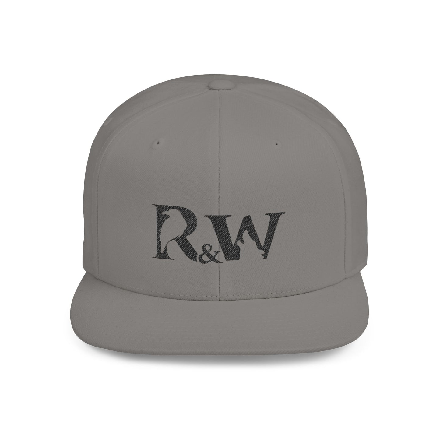 R&W Athletics Distressed Logo Snapback Hat