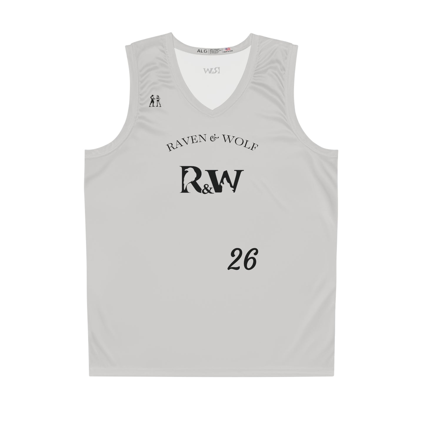 R&W Athletics "Tip Off" Basketball Jersey – Wolf Grey