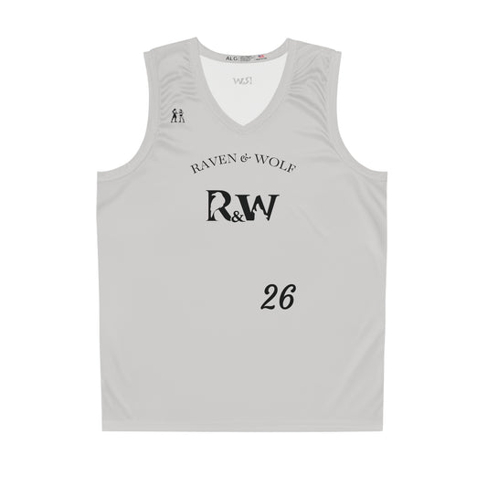 R&W Athletics "Tip Off" Basketball Jersey – Wolf Grey