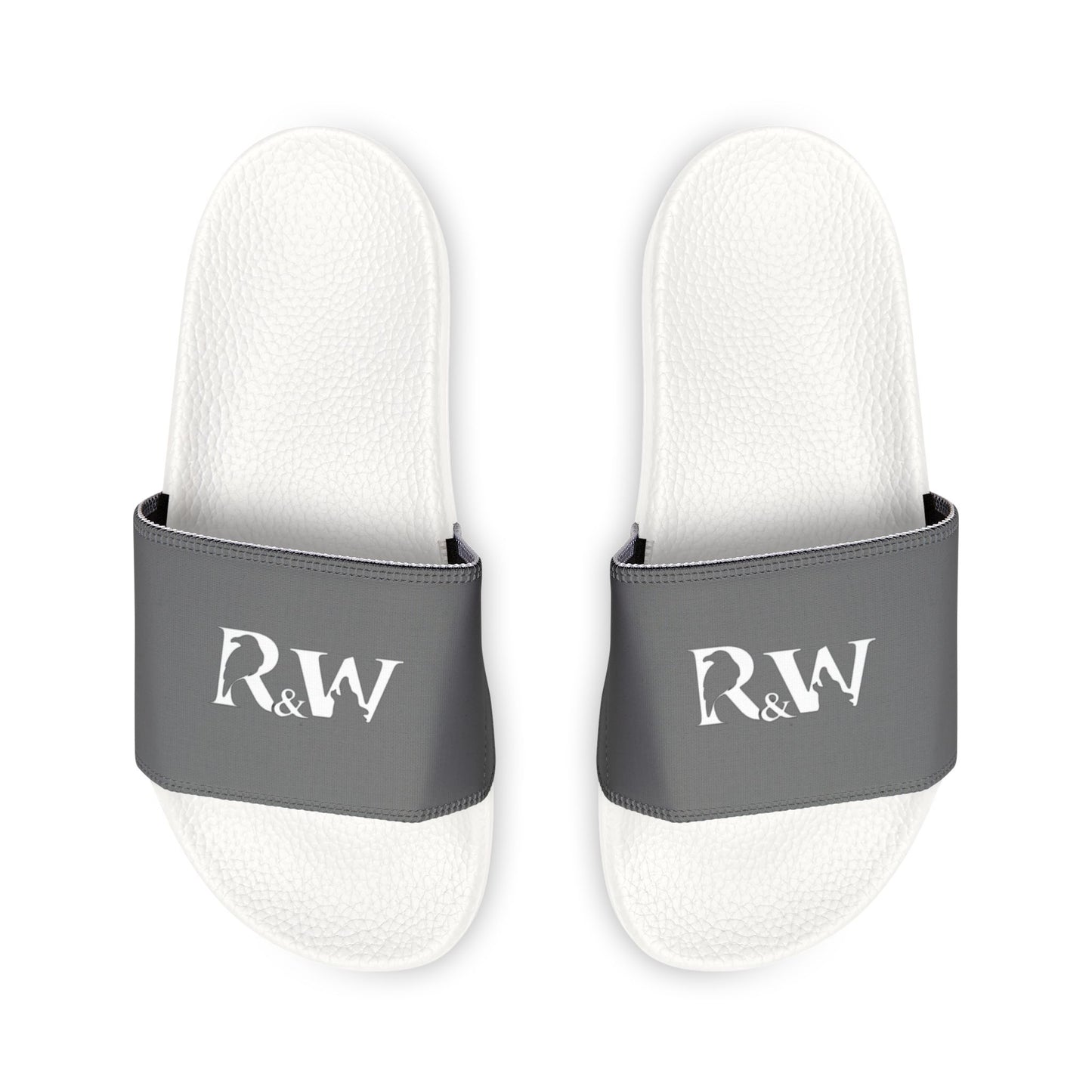R&W Men's Slide Sandals — Asphalt Grey Casual Pool & Beach Slides