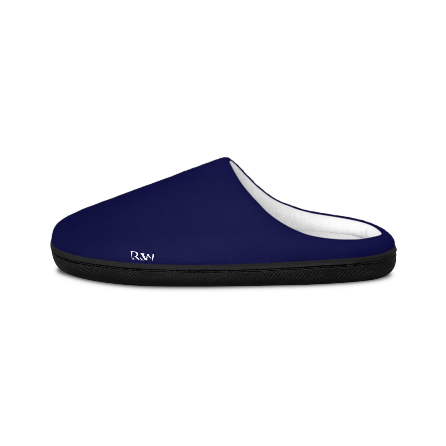 Indoor Slippers — Noble Navy Small Logo Cozy House Shoes for Women