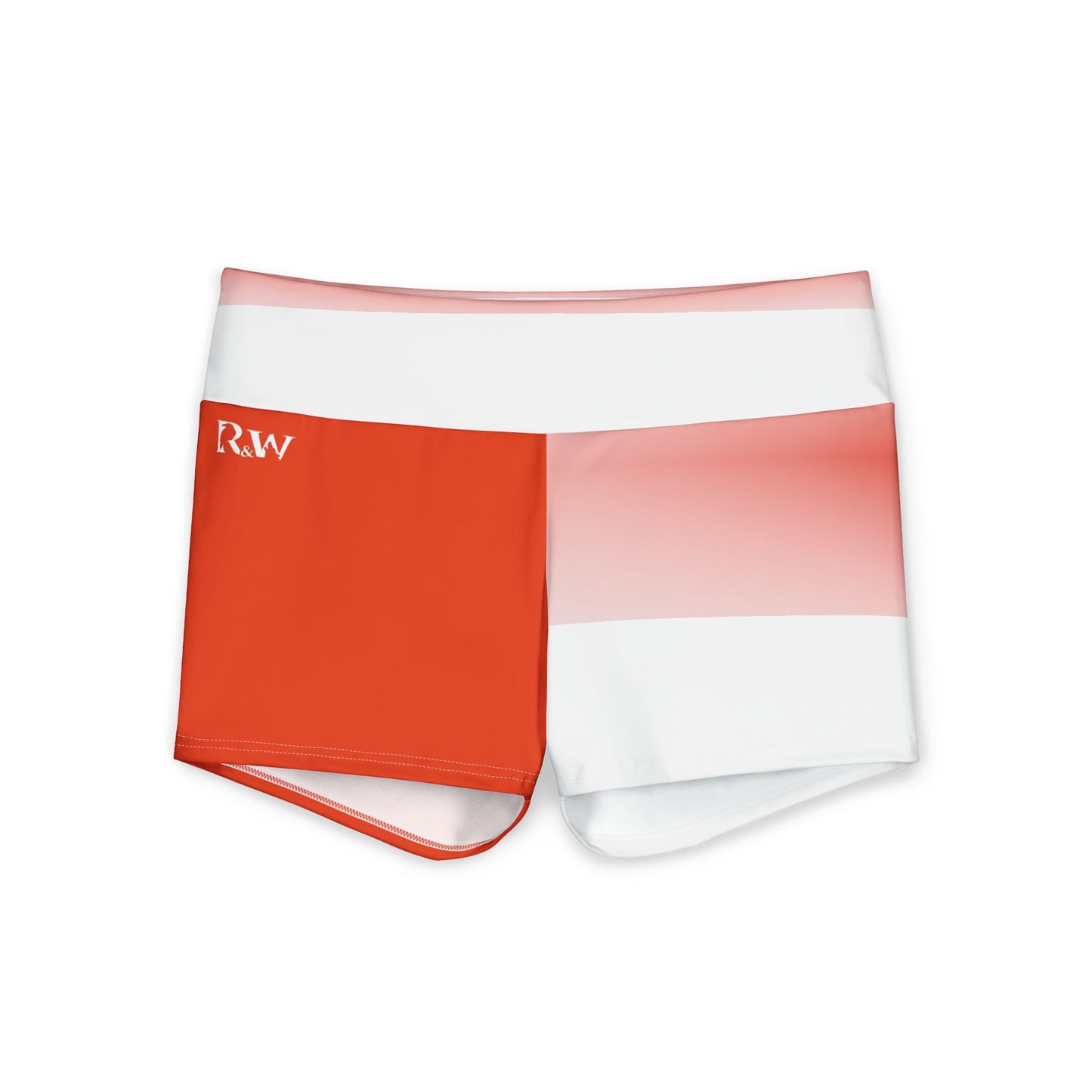 R&W Women's Lightweight Yoga Shorts - Rojo Rugiente II