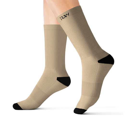 R&W Athletics Small Logo Socks - Dakar Dunes