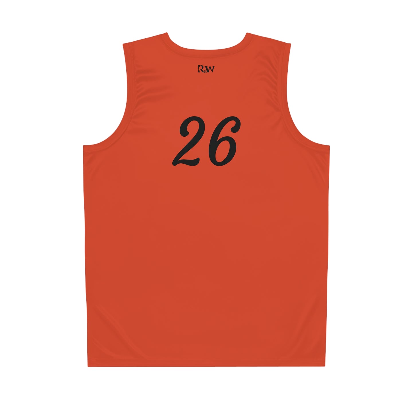 R&W Athletics "Tip Off" Basketball Jersey – Rojo Rugiente I