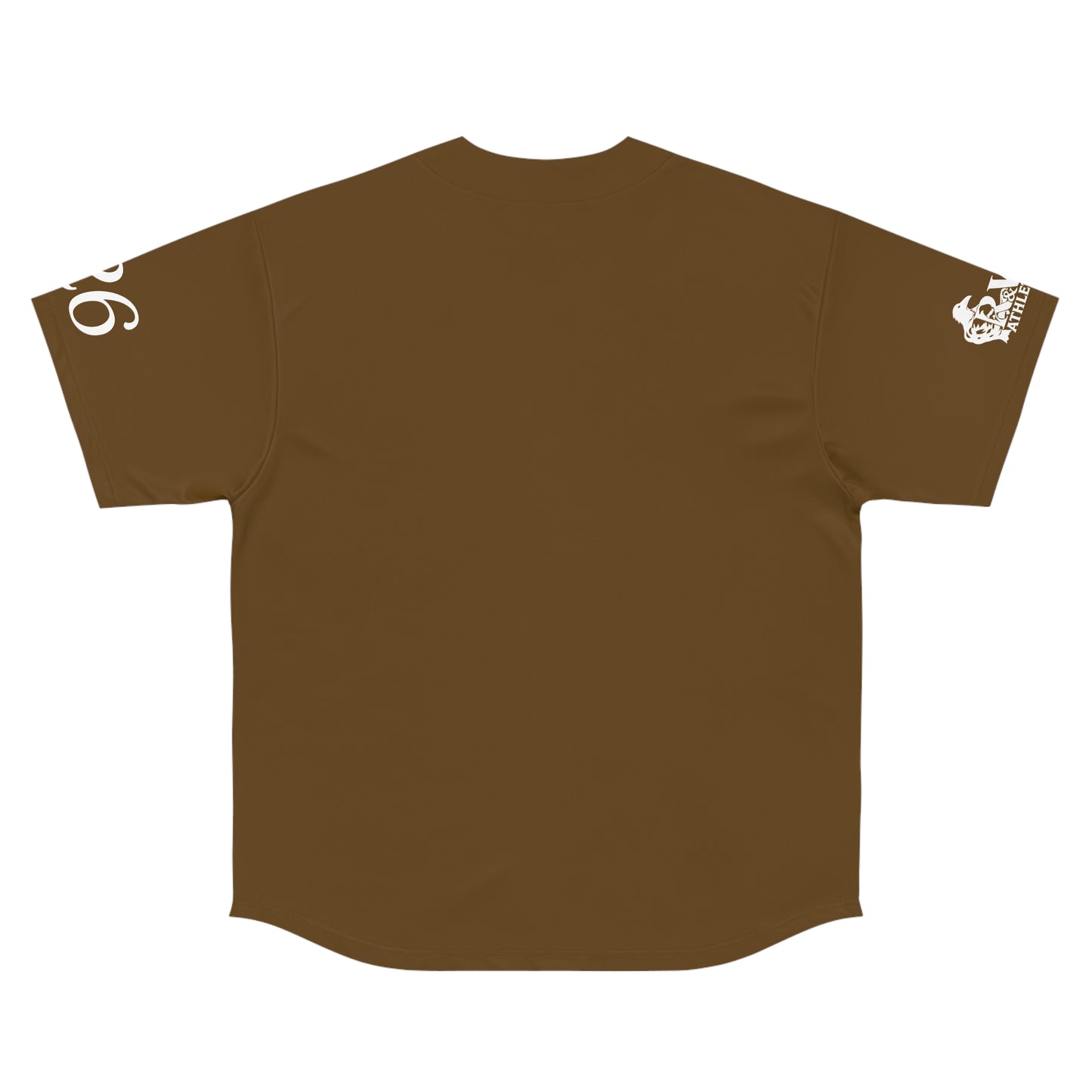 R&W Athletics Men's "Opening Day" Baseball Jersey — Maduro Marrón