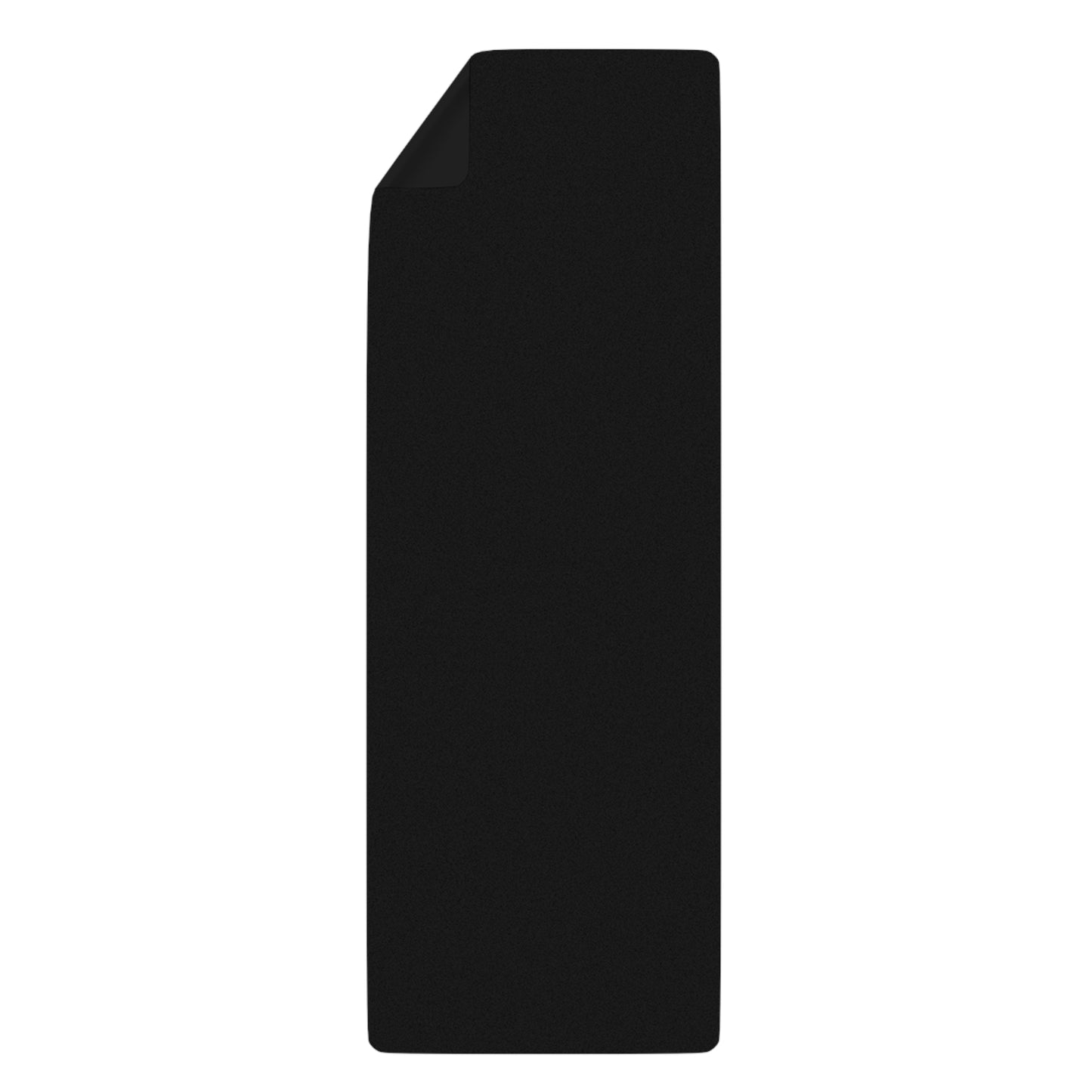 Rubber Yoga Mat — Minimal Tarmac Black R&W Monogram Yoga Mat