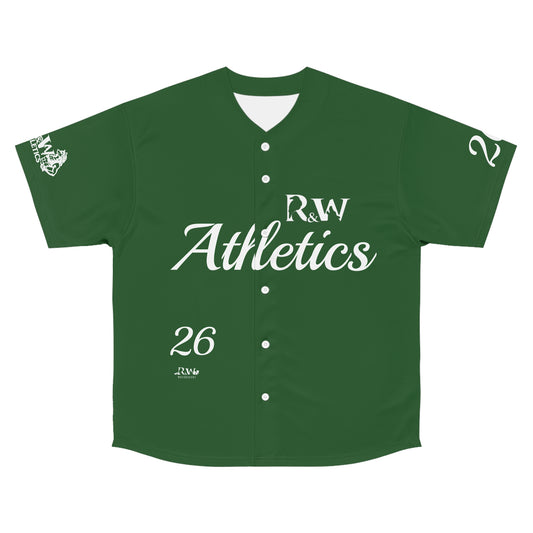 R&W Athletics Men's "Opening Day" Baseball Jersey — ***Verde Valiosa Motorsport Edition***