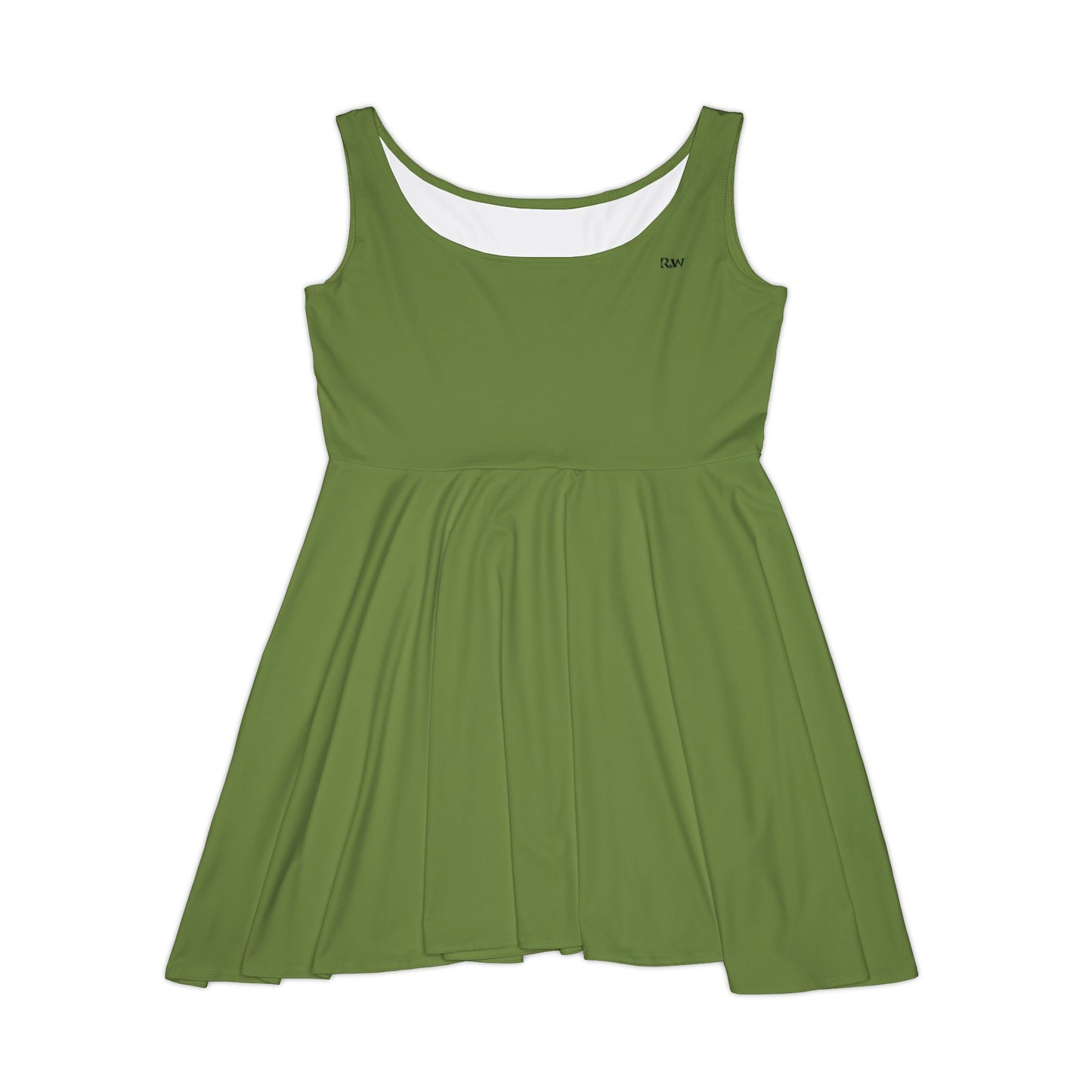 Tomillo Tranquilo Women's Skater Dress — Classic Scoop Neck A-Line Summer Dress