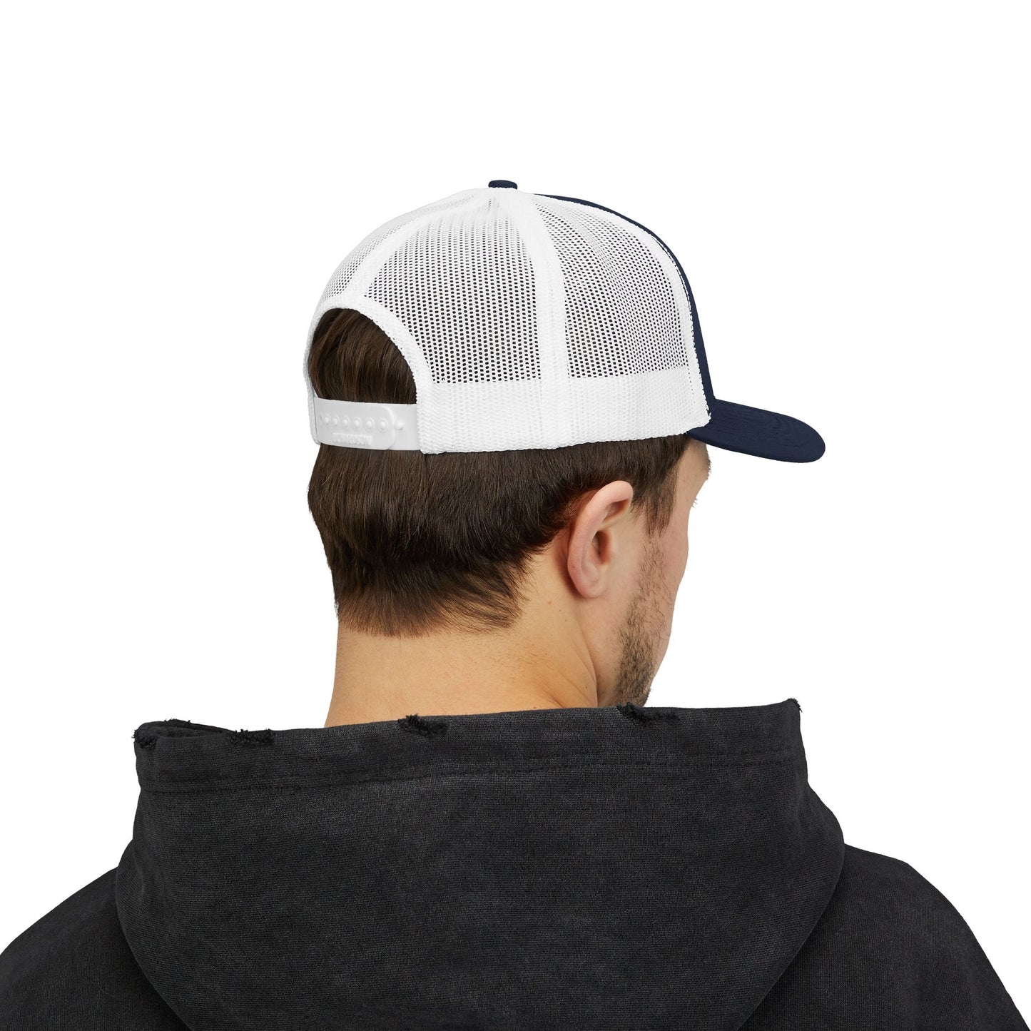 Copy of R&W Athletics Embroidered Mesh Trucker Cap — Vintage Snapback Mesh Hat