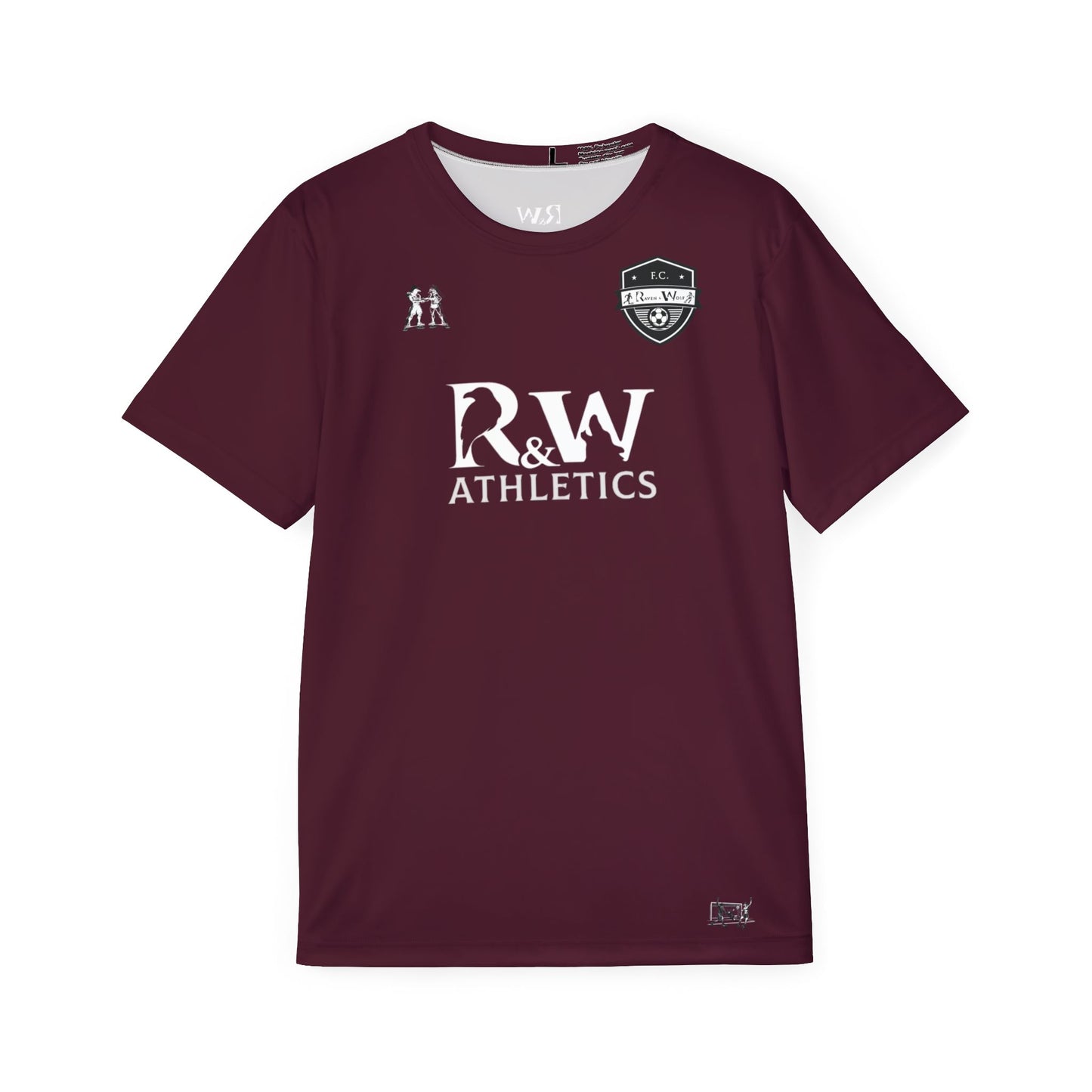 R&W Athletics "Kick Off" Football Shirt/Soccer Jersey - Vino Viejo