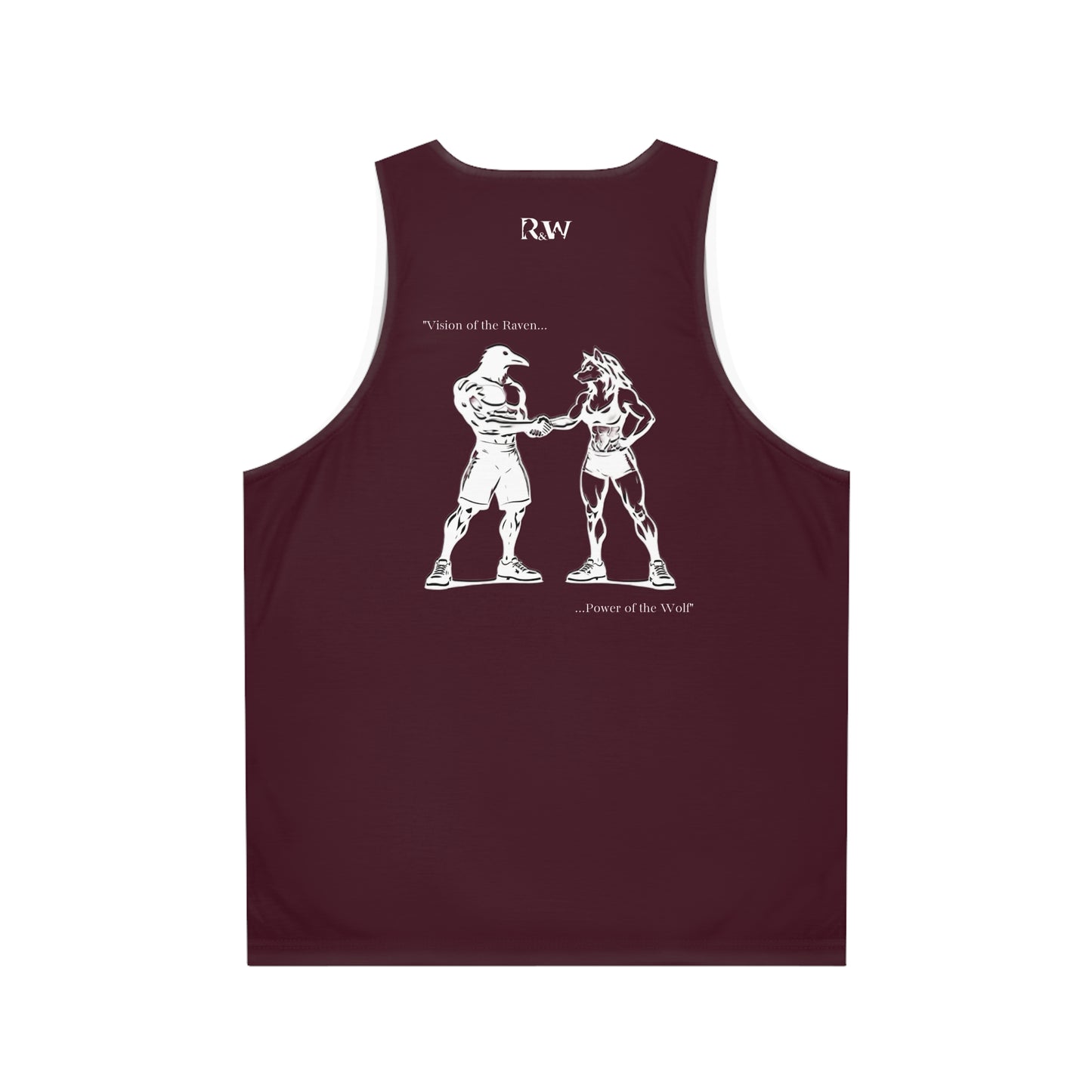 R&W Athletics "Origin Story" Comic-Style Fitness Tank Top — Vino Viejo