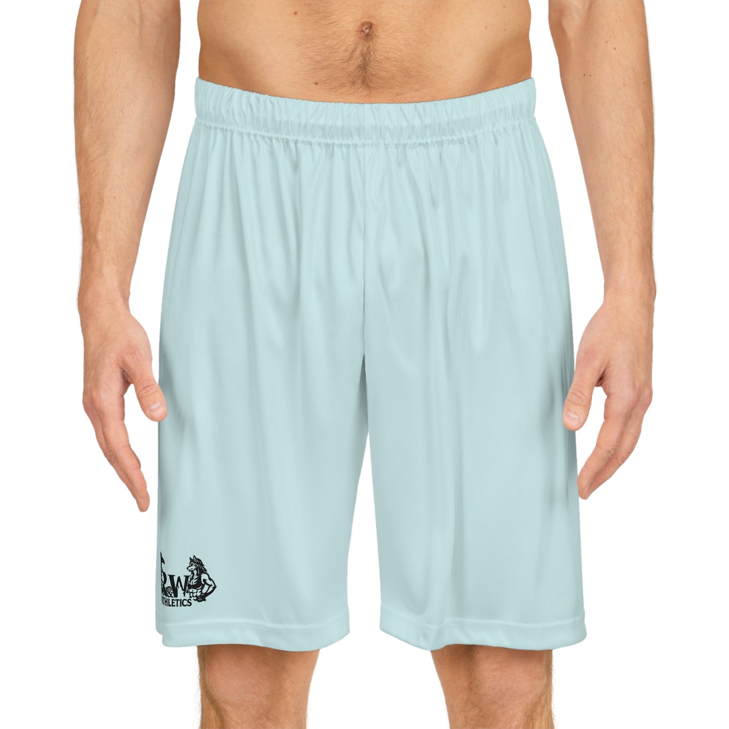 R&W Athletics Teamwork Logo Basketball Shorts—Horizon