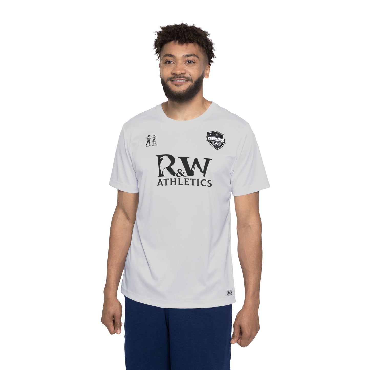 R&W Athletics "Kick Off" Football Shirt/Soccer Jersey - Wolf Grey