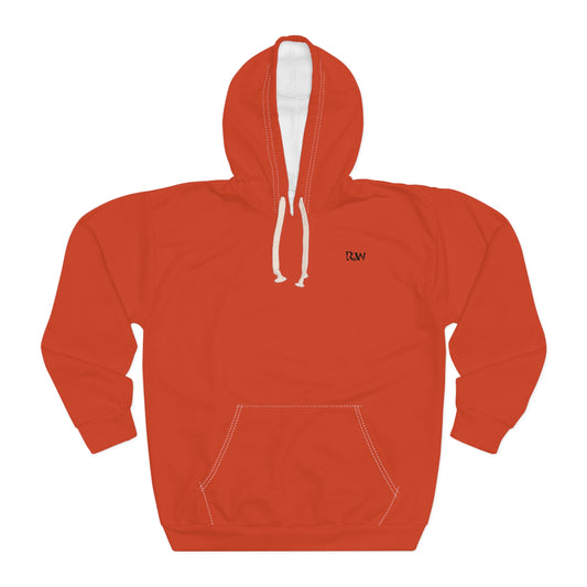 R&W Athletics Minimalist Logo Hoodie (Rojo Rugiente I)