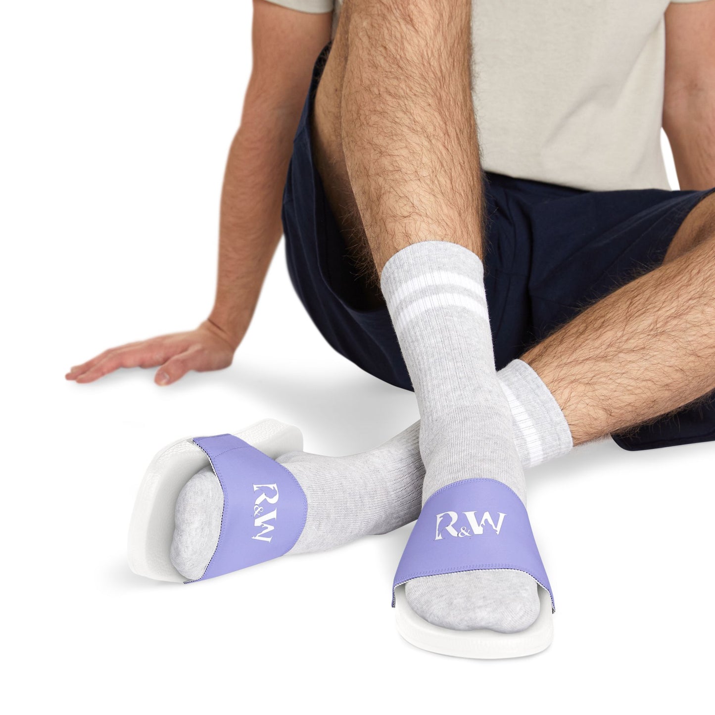 R&W Men's Slide Sandals — Amore I Casual Pool & Beach Slides