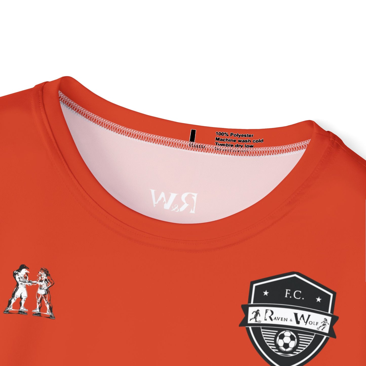 R&W Athletics "Kick Off" Football Shirt/Soccer Jersey - Rojo Rugiente II