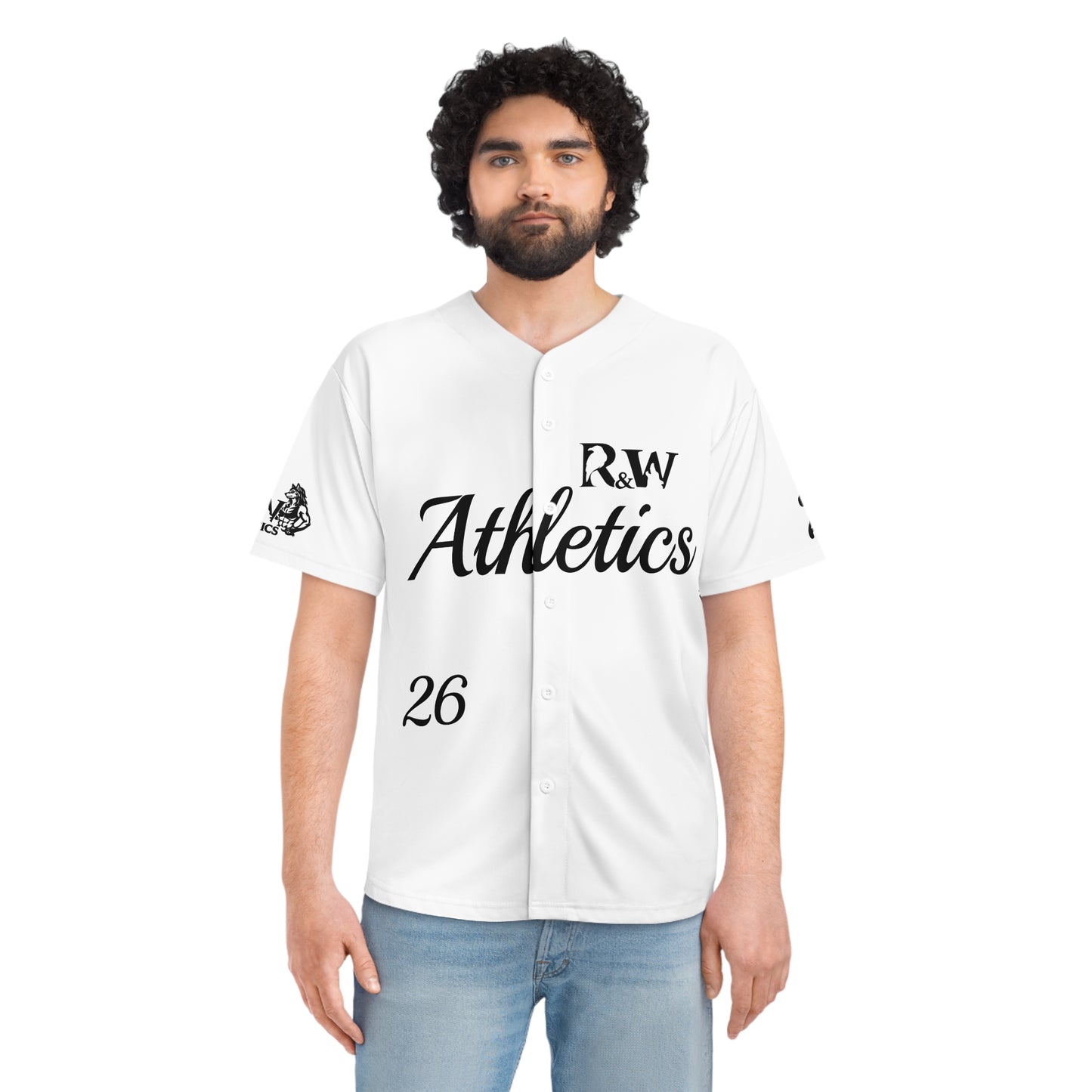 R&W Athletics Men's "Opening Day" Baseball Jersey — Panda