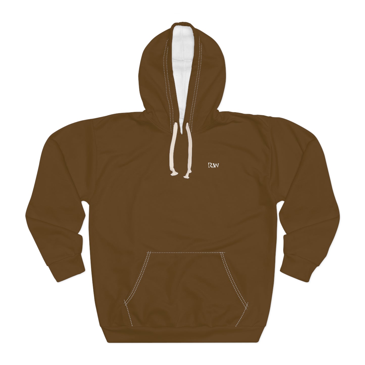 R&W Athletics Minimalist Logo Hoodie (Maduro Marrón)