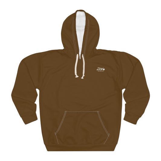 R&W Motorsport Minimalist Logo Hoodie (Maduro Marrón)