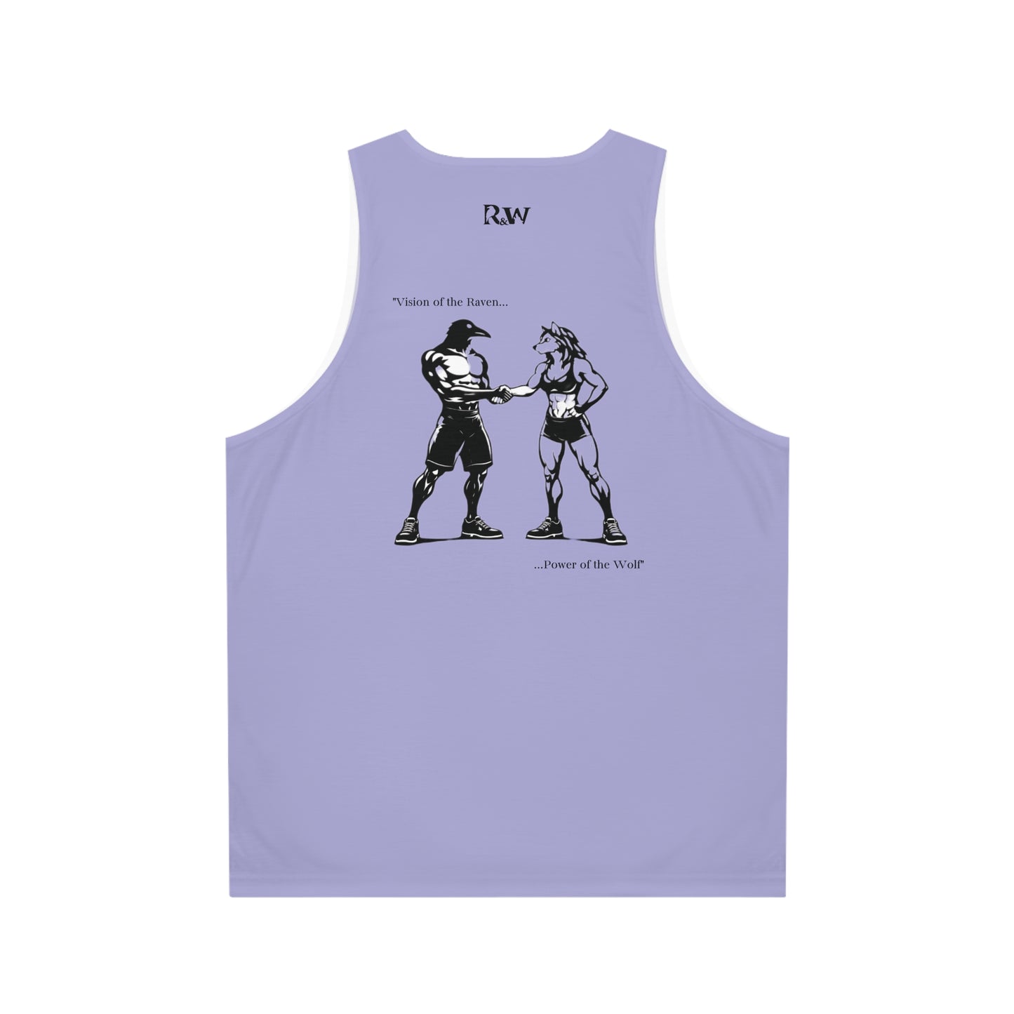 R&W Athletics "Origin Story" Comic-Style Fitness Tank Top — Amore II