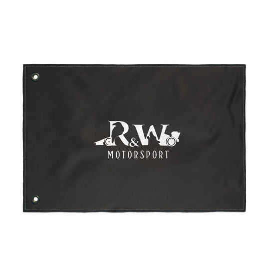 R&W Motorsport Team Flag (Tarmac Black)