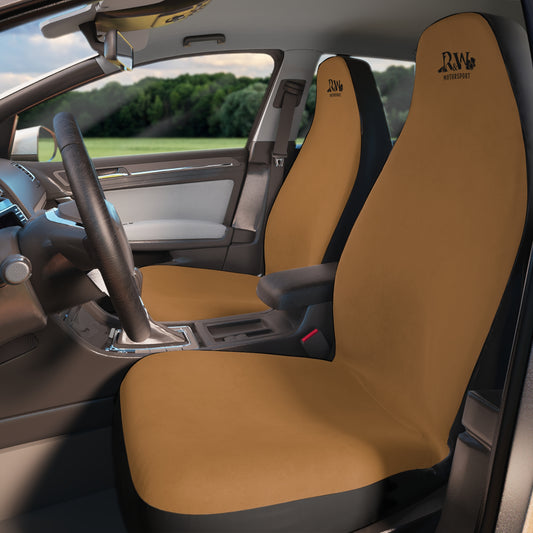 R&W Motorsport Car Seat Covers — Universal Front Seat Protectors - Cuero Cómodo