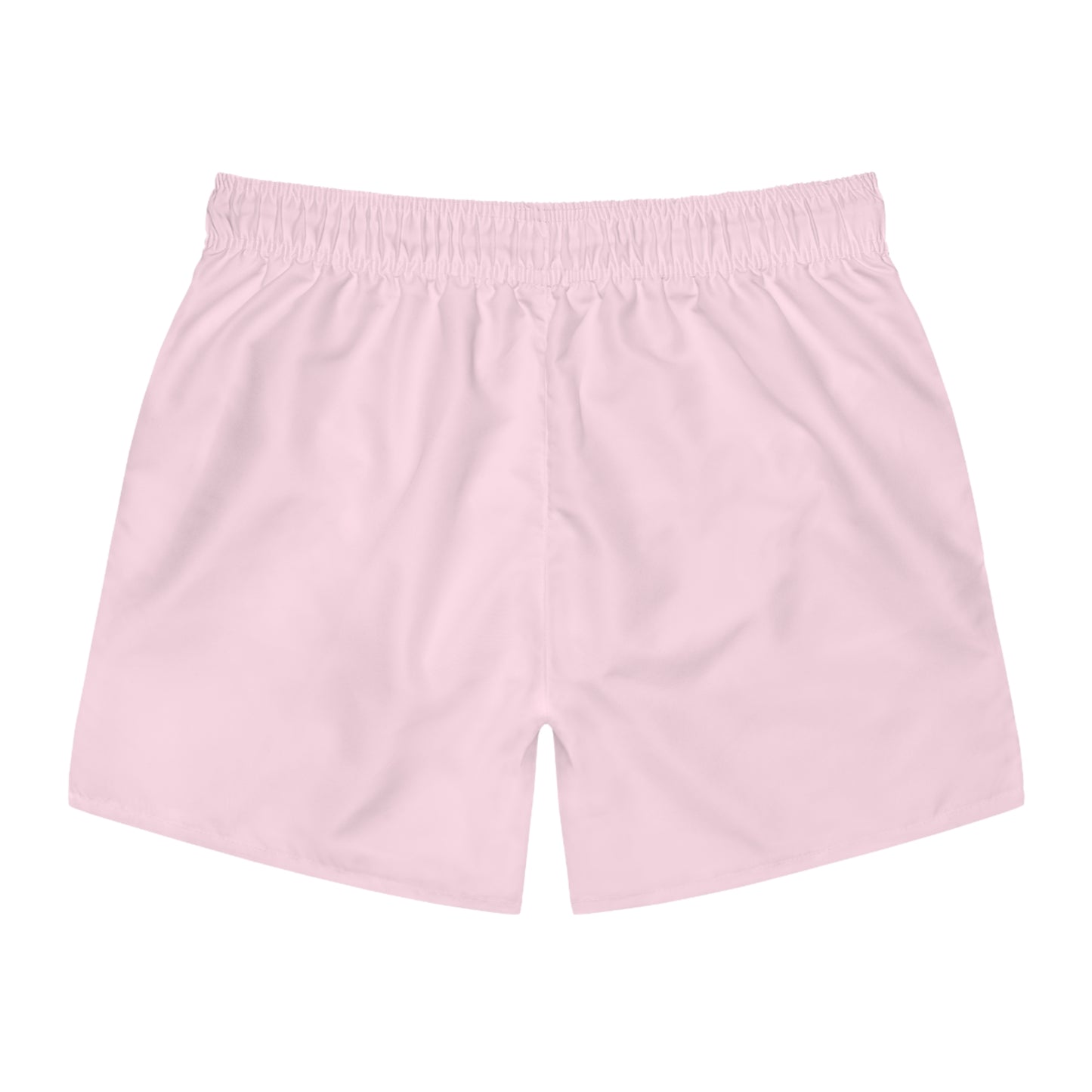 Mens Minimal Logo Swim Trunks — Performance Pink