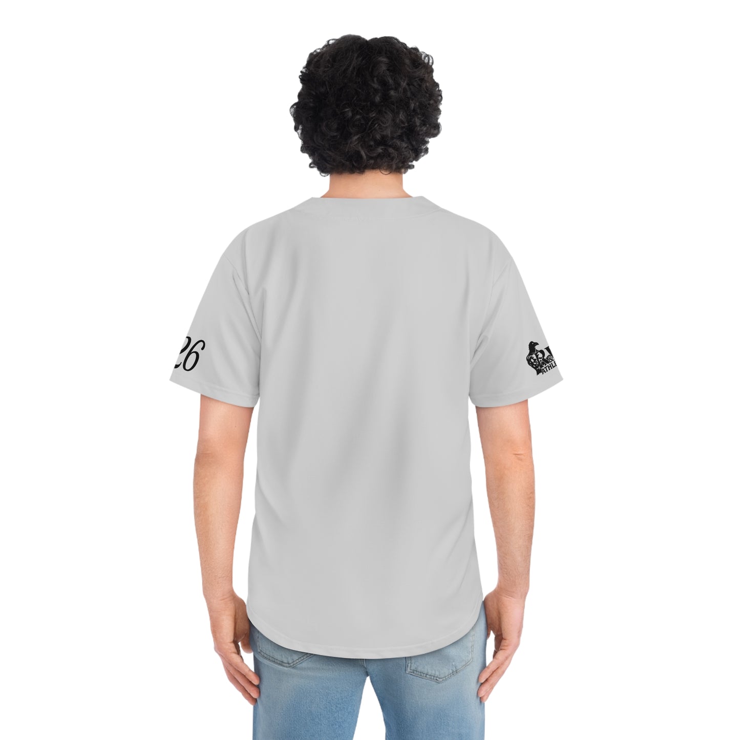 R&W Athletics Men's "Opening Day" Baseball Jersey — Wolf Grey