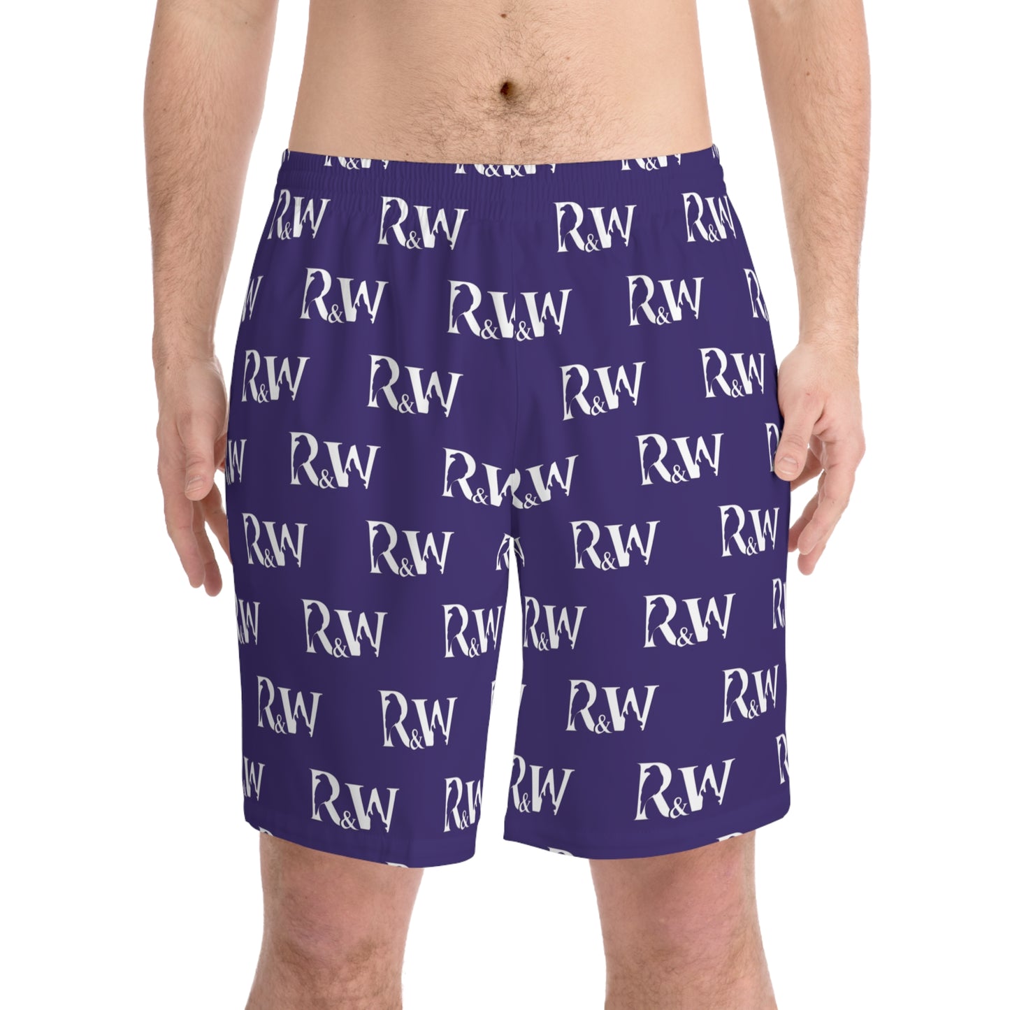 Men's Elastic Beach Shorts (Raven)