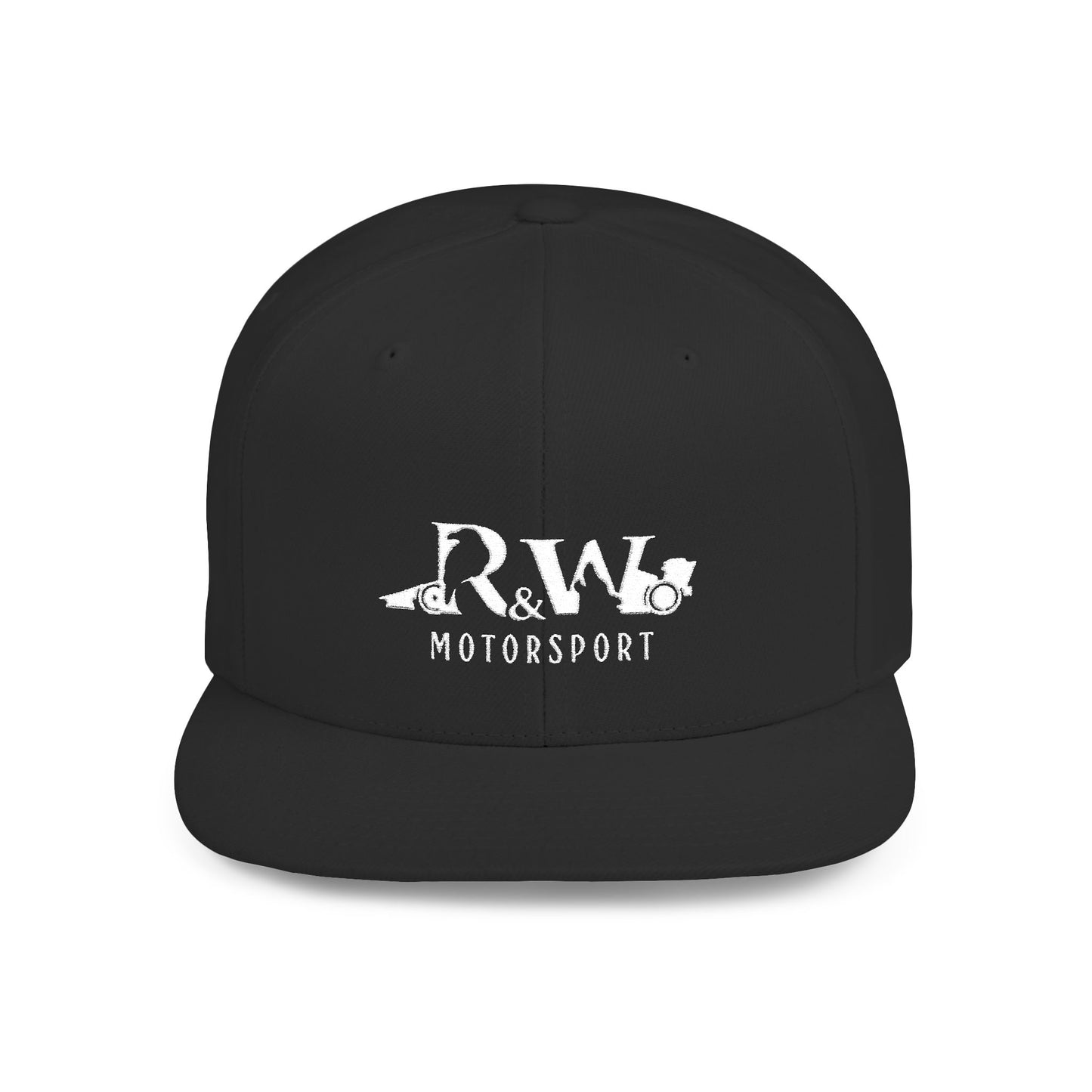 R&W Motorsport Distressed Logo Snapback Hat