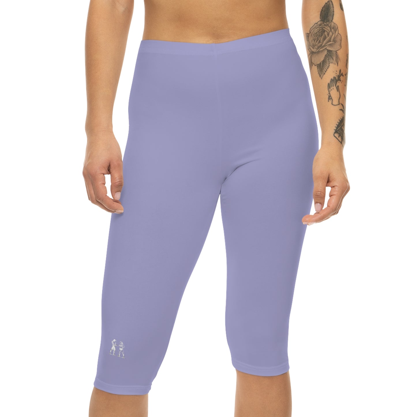 R&W Women's Capri Leggings — Minimalist Logo Amore I