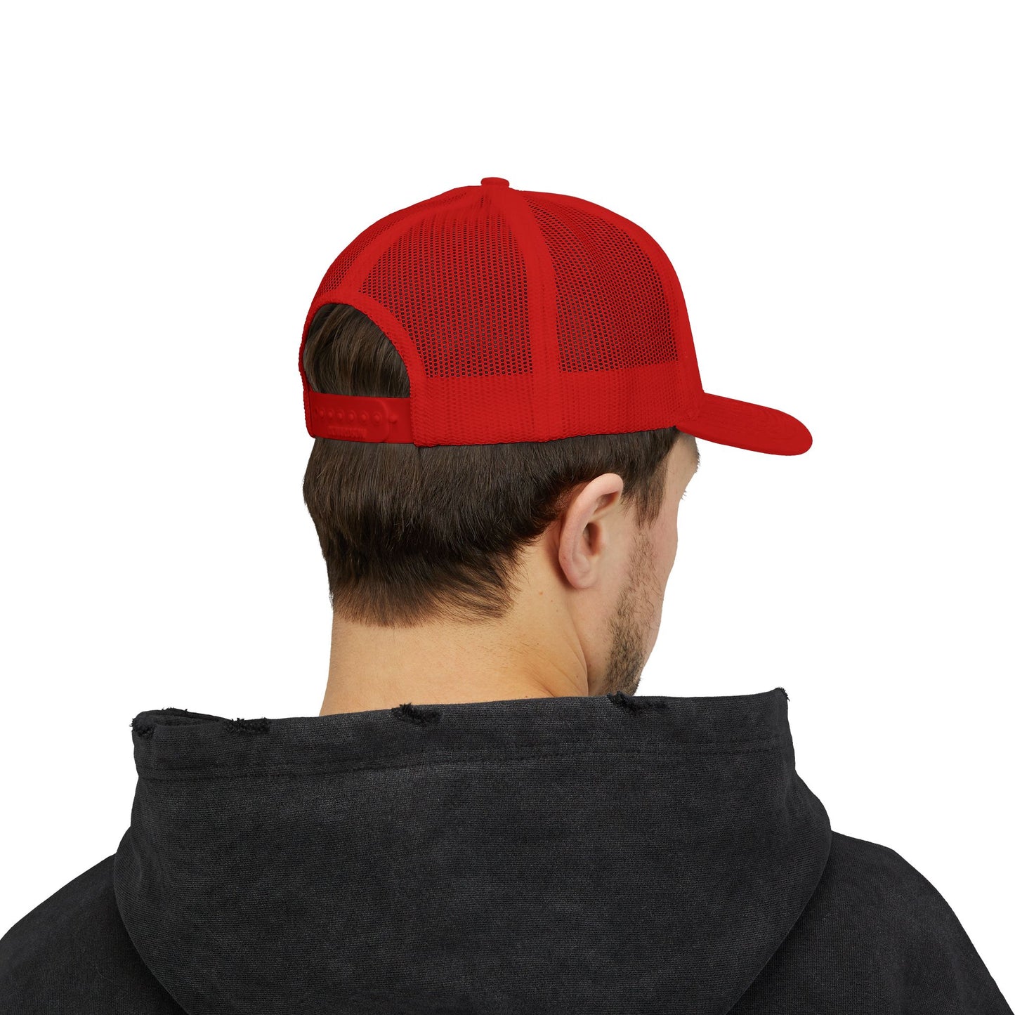 R&W Motorsport Embroidered Mesh Trucker Cap — Vintage Snapback Mesh Hat