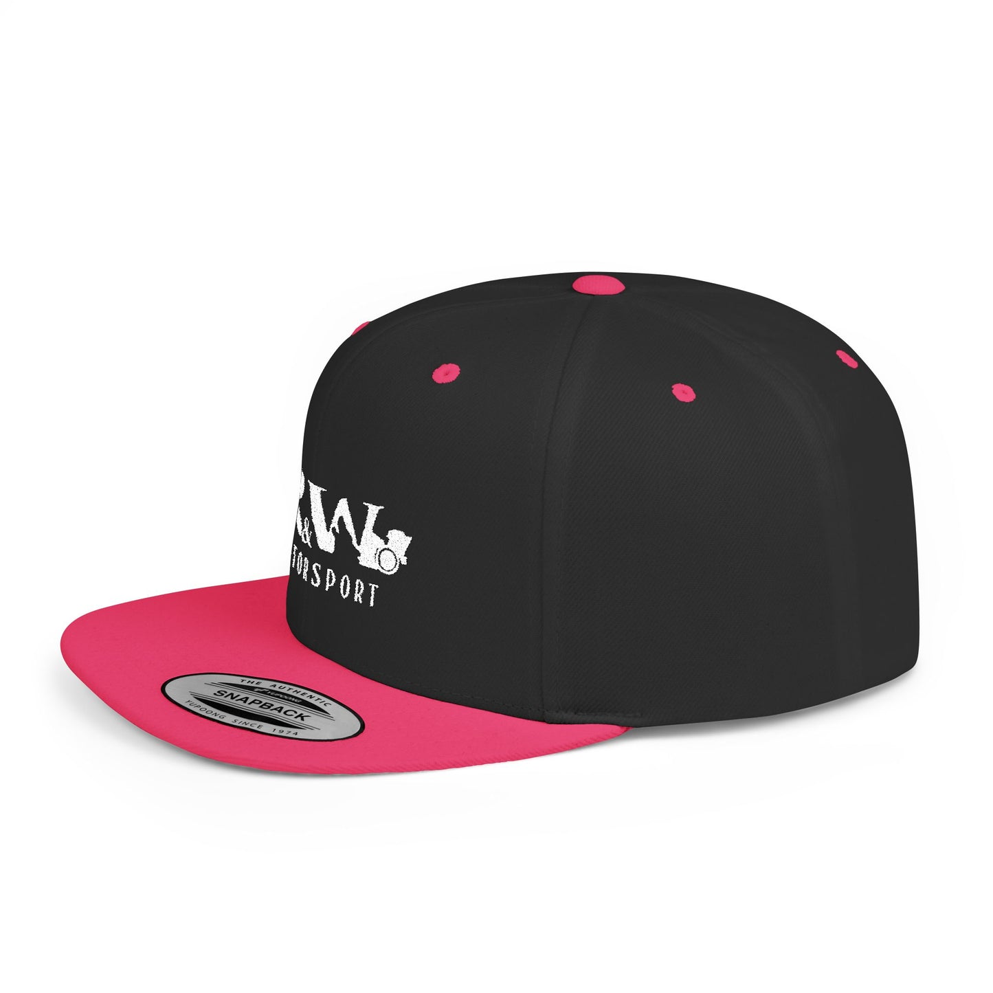 R&W Motorsport Distressed Logo Snapback Hat