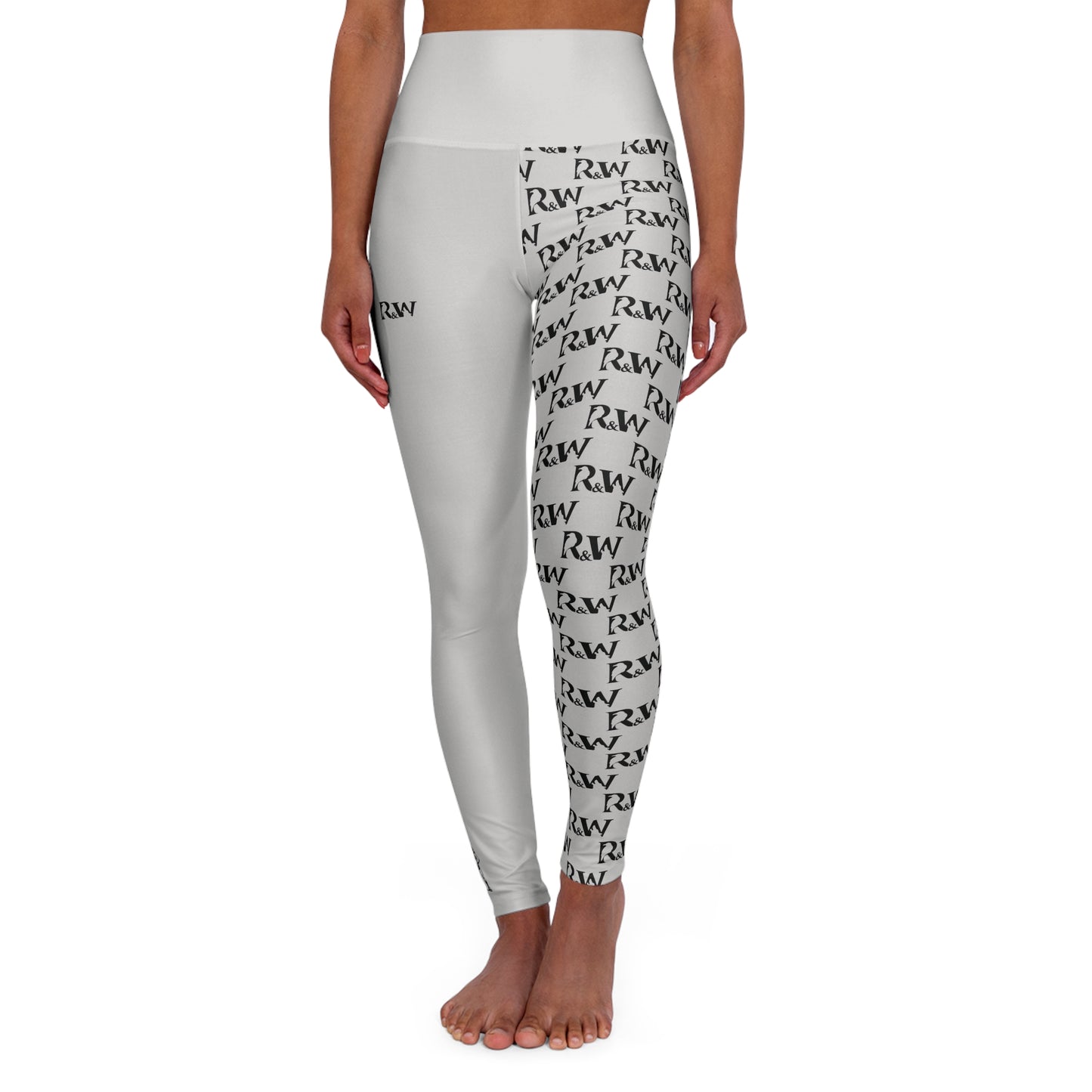 R&W Women's High-Waisted Yoga Leggings — Wolf Grey