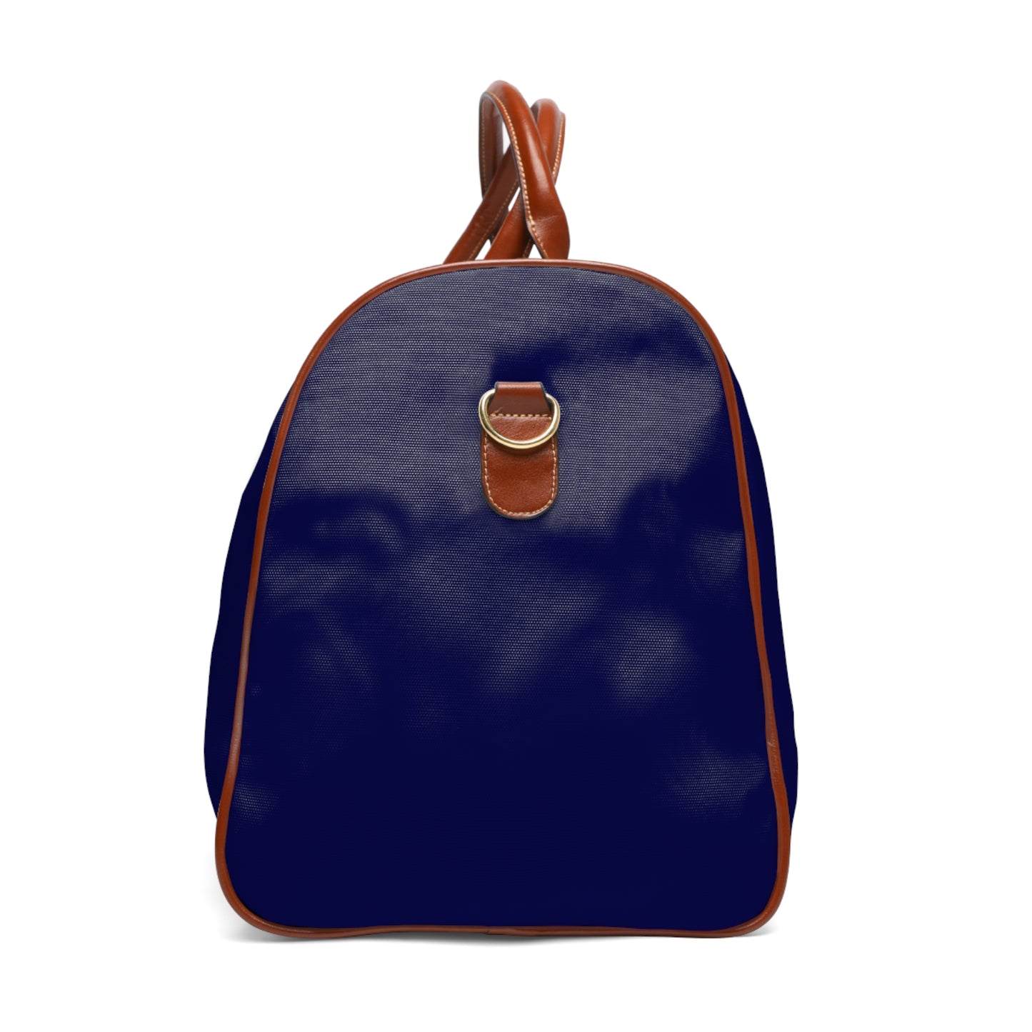 Monogram Waterproof Travel Duffle Bag – Noble Navy with Brown Trim