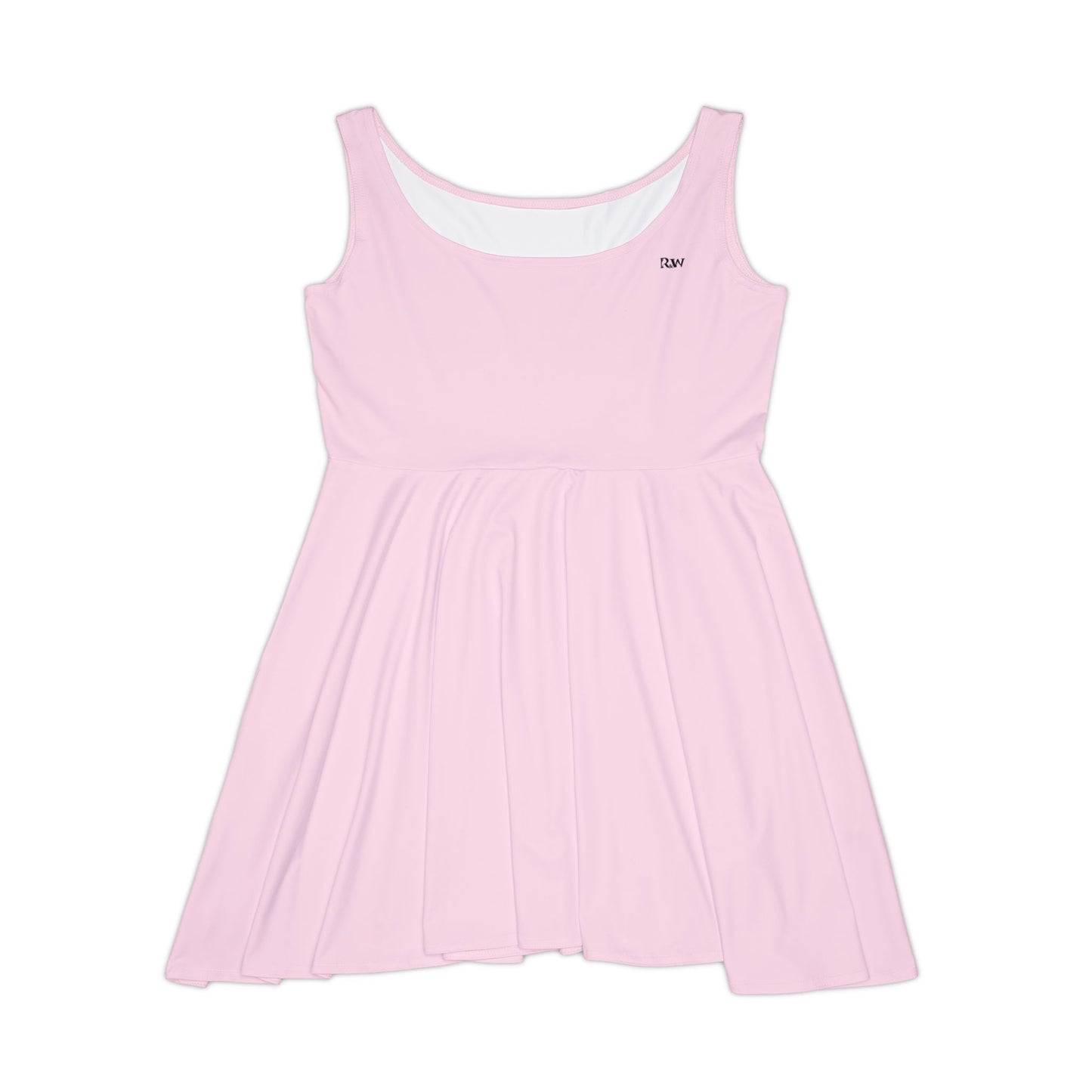 Performance Pink Women's Skater Dress — Classic Scoop Neck A-Line Summer Dress