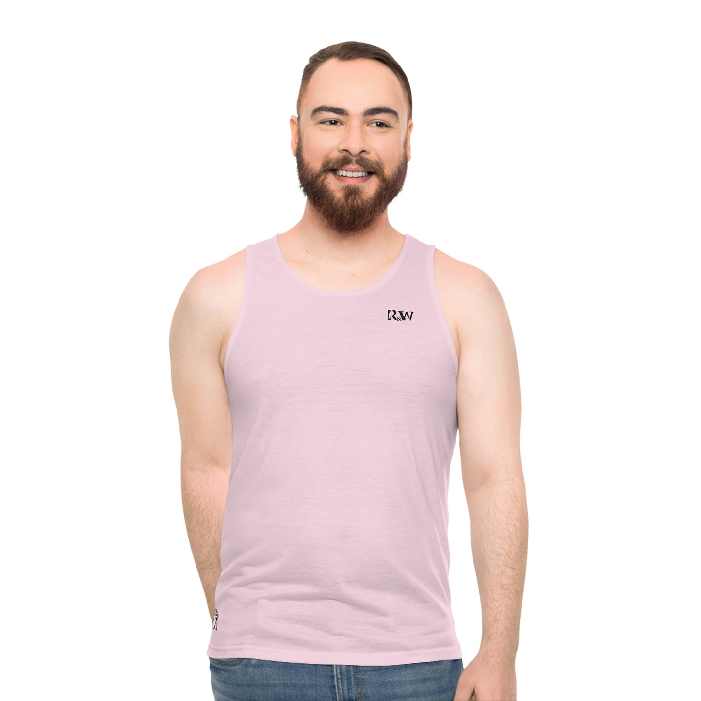 R&W Athletics Unisex Minimalist Tank Top — Performance Pink
