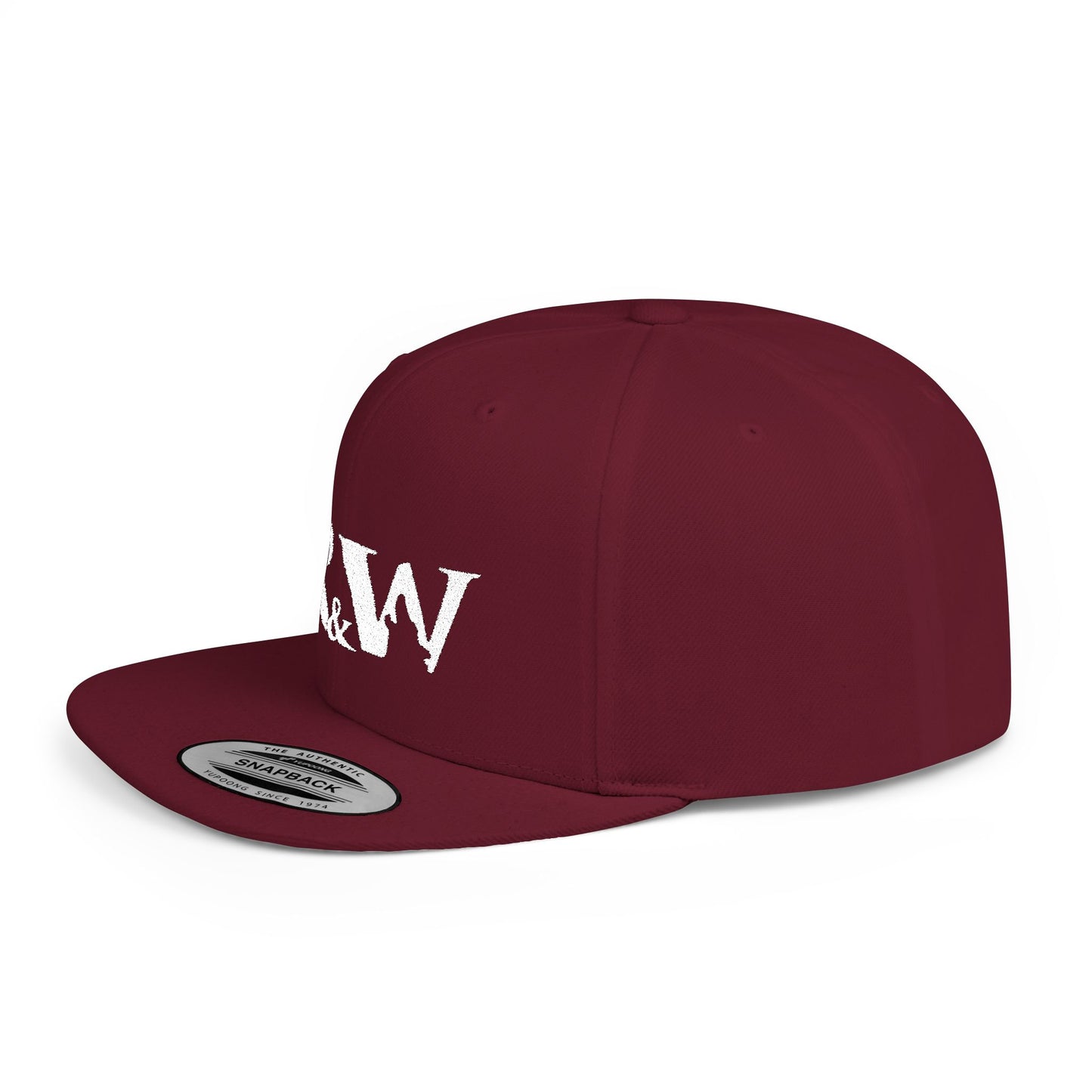 R&W Athletics Distressed Logo Snapback Hat