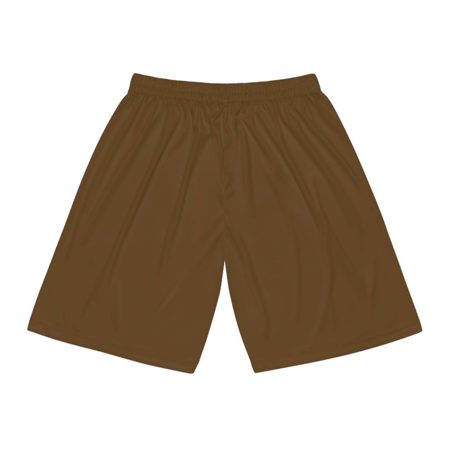 R&W Athletics Teamwork Logo Basketball Shorts—Maduro Marrón