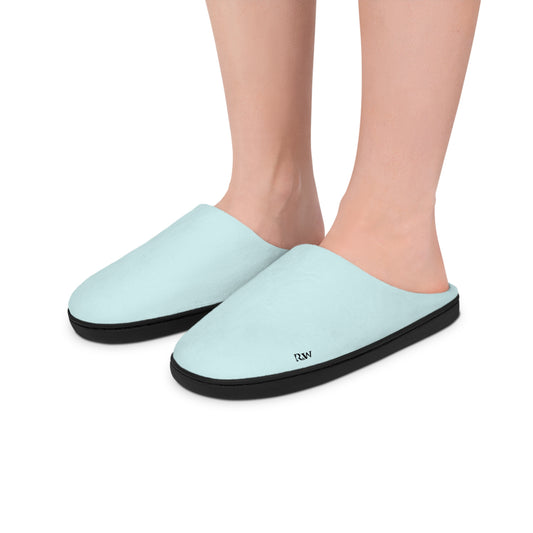 Indoor Slippers — Horizon Small Logo Cozy House Shoes for Women